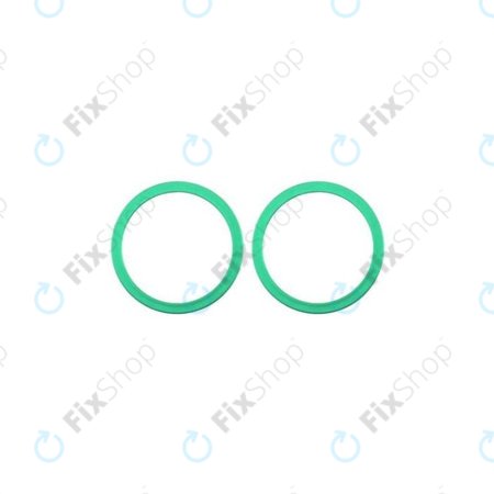 Apple iPhone 11, 12, 12 Mini - Stekleni okvir zadnje kamere (Green) - 2 kosa