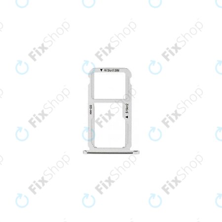 Huawei Honor 6X BLN-L21 - Reža za SIM (Silver) - 51661CBR Genuine Service Pack