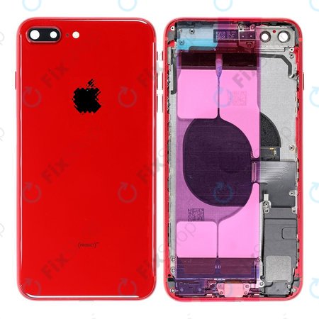 Apple iPhone 8 Plus - Zadnje ohišje z majhnimi deli (Red)