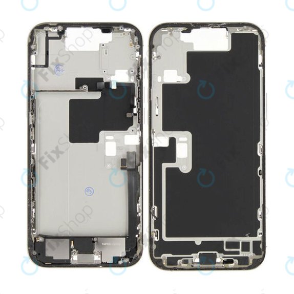 Apple iPhone 16 Pro Max - Srednji okvir + Gumbi za vklop + Glasnost (Natural Titanium)