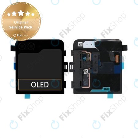 Samsung Galaxy Z Flip 5 F731B - LCD zaslon + steklo na dotik + okvir (Externe) - GH97-29135A Genuine Service Pack