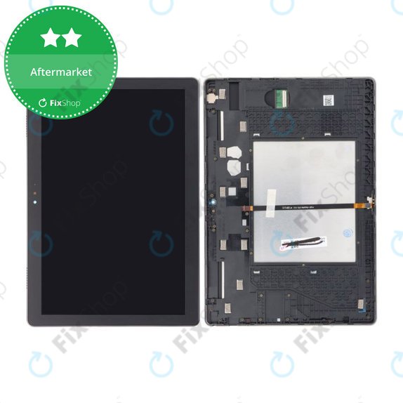 Lenovo Tab M10 TB-X605F, TB-X605N, TB-X605M - LCD zaslon + steklo na dotik + okvir (Black) TFT