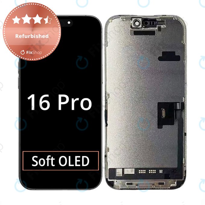 Apple iPhone 16 Pro - LCD zaslon + steklo na dotik + okvir Refurbished
