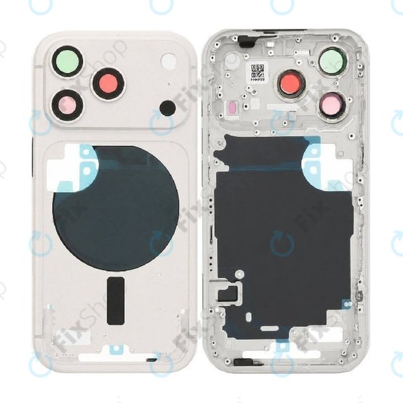 Zadnje ohišje za iPhone 17 Pro Max, Silver