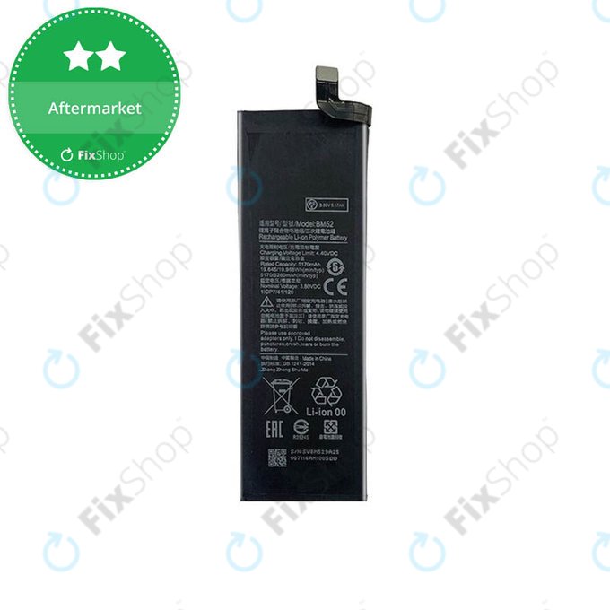 Xiaomi Mi Note 10, Mi Note 10 Lite, Mi Note 10 Pro - Baterija BM52 5260mAh