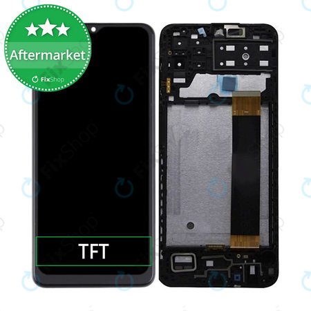 Samsung Galaxy M13 M135F - LCD zaslon + steklo na dotik + okvir (Black) TFT