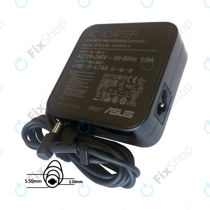 Polnilni adapter za Asus, B0A001-00051000, 90W, 19V, Genuine Service Pack