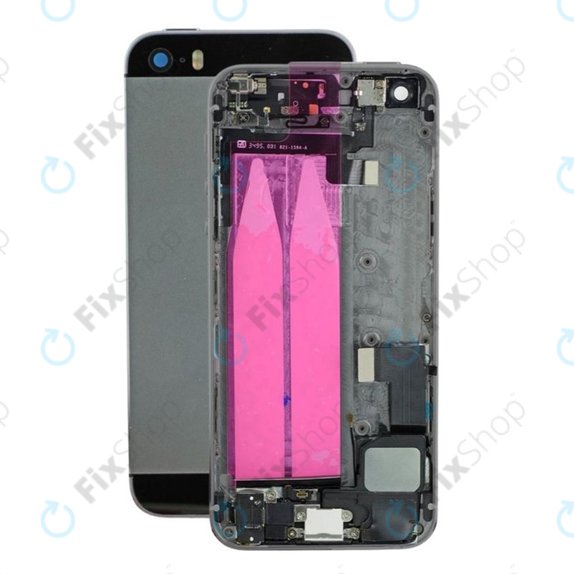 Apple iPhone 5S - zadnje ohišje z majhnimi deli (Space Gray)