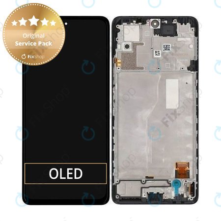 Xiaomi Redmi Note 10 Pro - LCD zaslon + steklo na dotik + okvir (Onyx Gray) - 56000200K600 Genuine Service Pack