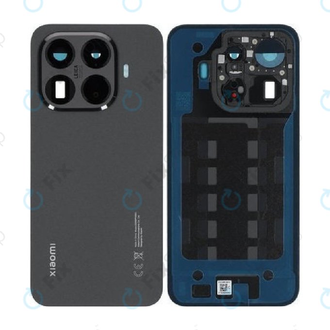 Pokrov baterije za Xiaomi 15T Pro 5G, Black, 5600070O12U00, Genuine Service Pack
