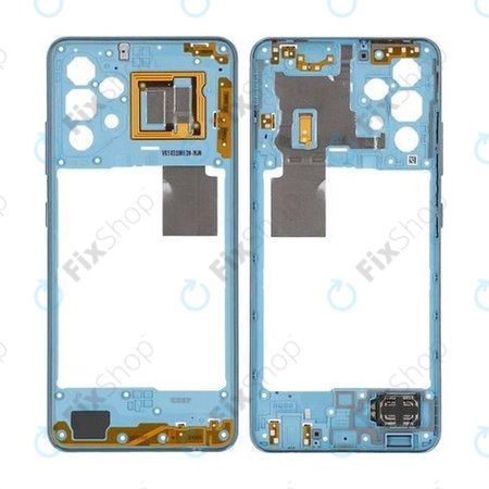 Samsung Galaxy A32 4G A325F - Medium Frame (Awesome Blue) - GH97-26181C Genuine Service Pack