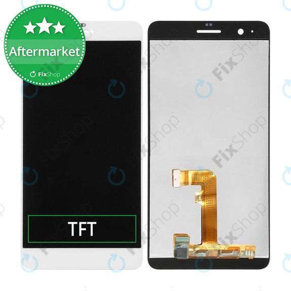 Huawei Honor 6 Plus - LCD zaslon + steklo na dotik (White) TFT