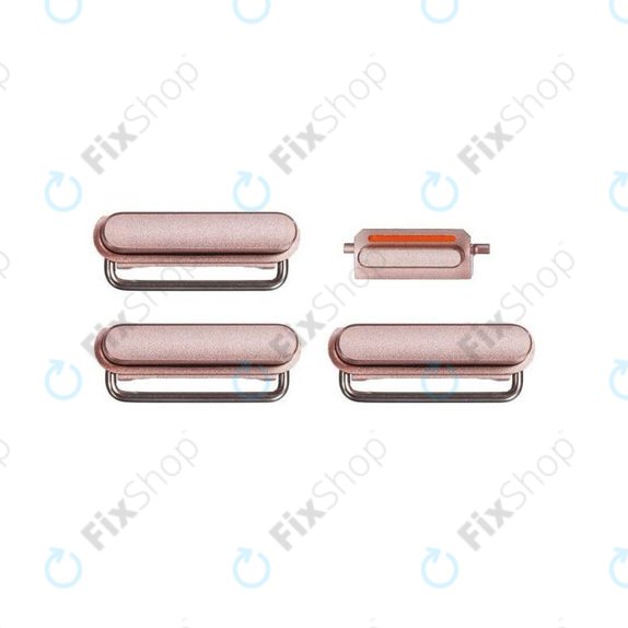 Apple iPhone 6S Plus - Power + Volume + Silent Mode Buttons (Rose Gold)