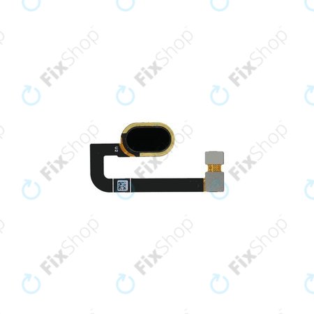 Motorola Moto G5S Plus XT1805 - Gumb Domov + Flex kabel (Black)