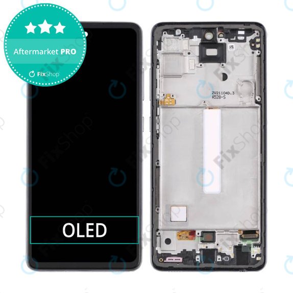 Samsung Galaxy A52 5G A526B, A52s 5G A528B - LCD zaslon + steklo na dotik + okvir (Awesome Black) OLED