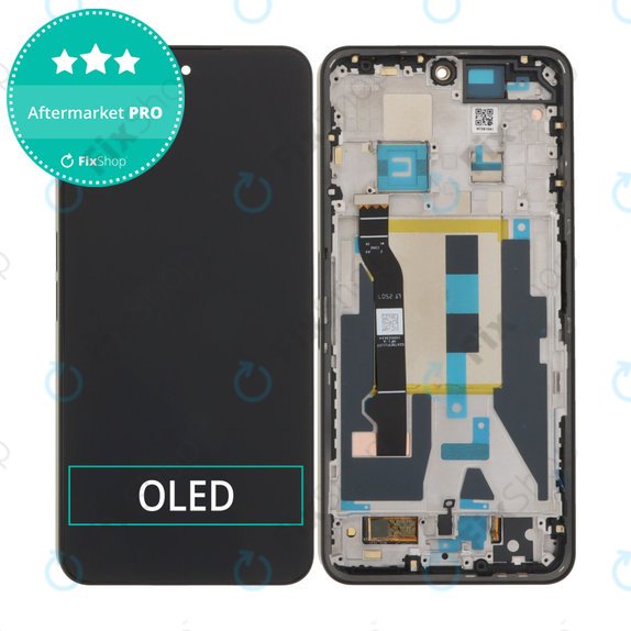 Nothing Phone (3a) Pro - LCD zaslon + steklo na dotik + okvir (Black) OLED