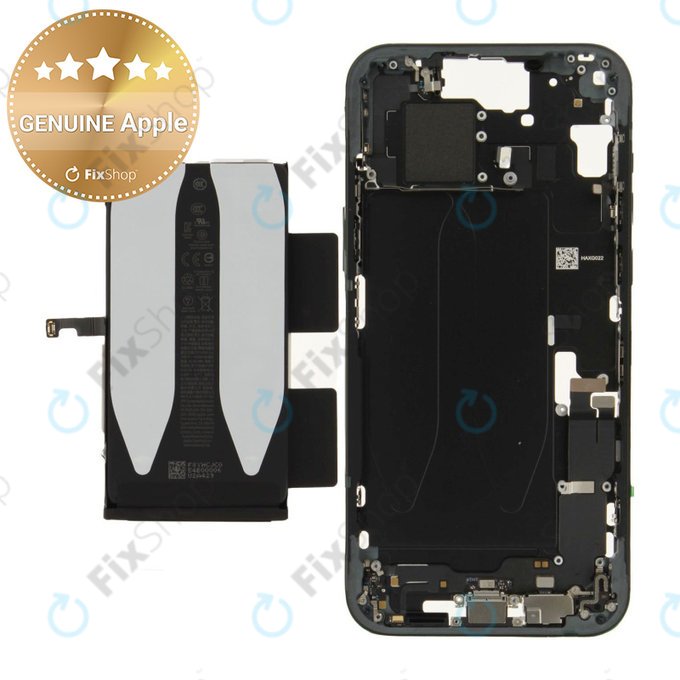 Srednji okvir z baterijo za iPhone 15 Plus | Black | ZD076-00674 | Genuine Apple