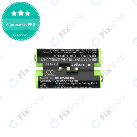 Baterija za Garmin Oregon 600, 650, Astro 320, 430 Striker 4, 2000mAh, Ni-MH, 2.4V, 010-11874-00, HQ