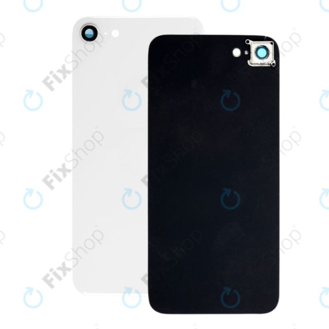 Apple iPhone SE (2nd Gen 2020) - Steklo zadnjega ohišja + steklo zadnje kamere (White)