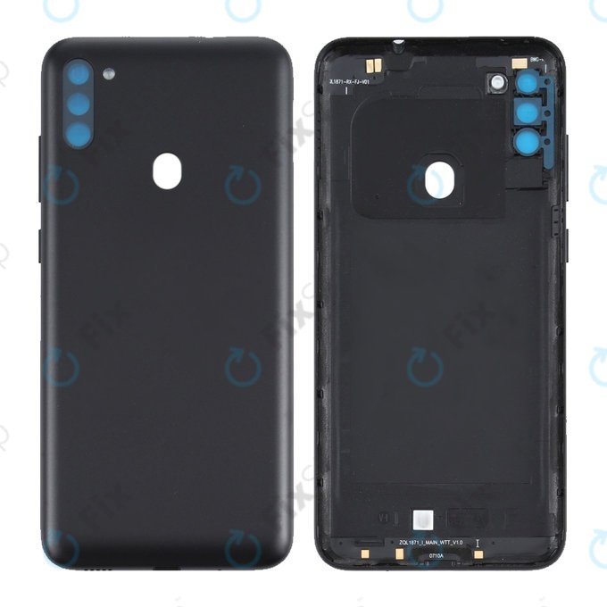 Samsung Galaxy M11 M115F - Pokrov baterije (Black) - GH81-19132A Genuine Service Pack