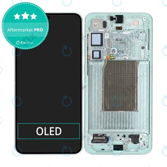 Samsung Galaxy S25 Plus - LCD zaslon + steklo na dotik + okvir (Mint) OLED
