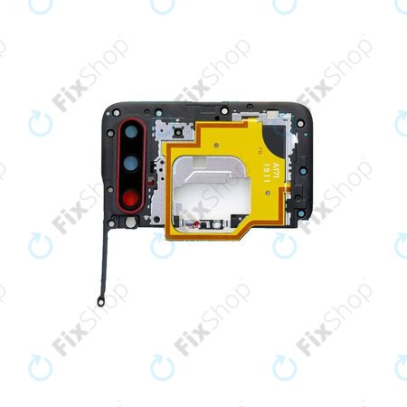 Huawei Honor 20 Lite - Okvir + steklo zadnje kamere + NFC (Phantom Red) - 02352QMN Genuine Service Pack