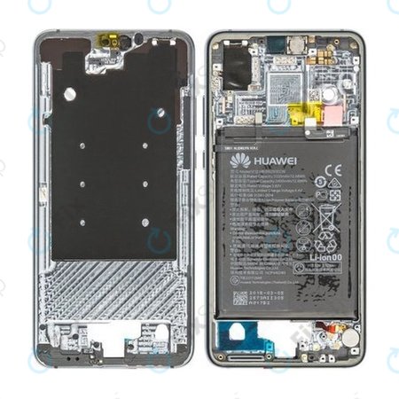 Huawei P20 - Srednji okvir + baterija (Midnight Blue) - 02351VTM, 02351WKH Genuine Service Pack