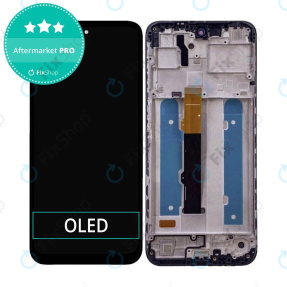 Motorola Moto G42 XT2233 - LCD zaslon + steklo na dotik + okvir (Black) OLED