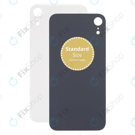 Apple iPhone XR - Steklo zadnjega ohišja (White)