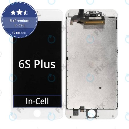 Apple iPhone 6S Plus - LCD zaslon + steklo na dotik + okvir (White) In-Cell FixPremium