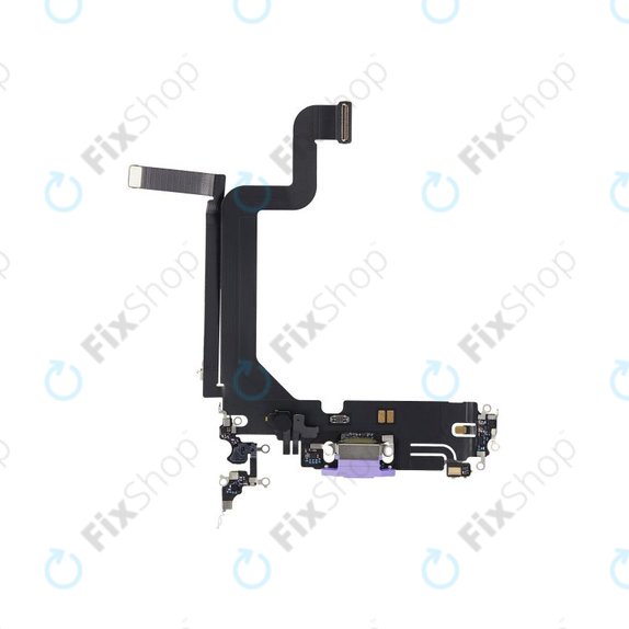 Apple iPhone 14 Pro Max - konektor za polnjenje + Flex kabel (deep purple)
