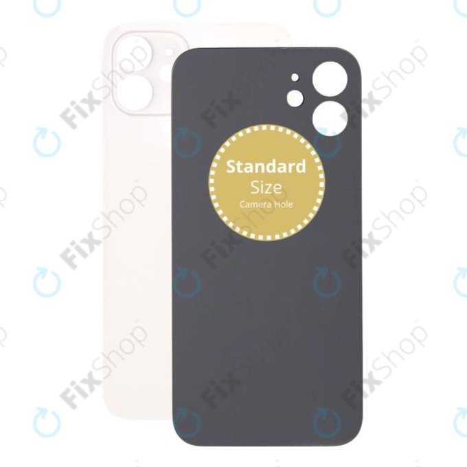 Apple iPhone 12 - Steklo zadnjega ohišja (White)