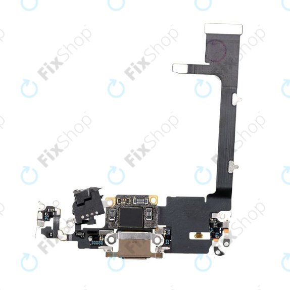 Apple iPhone 11 Pro Max - Konektor za polnjenje + Flex kabel (Gold)