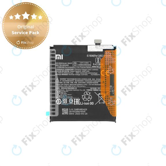Xiaomi Mi 10 Lite M2002J9G - Baterija BM4R 4160mAh - 460200001C5Z Genuine Service Pack