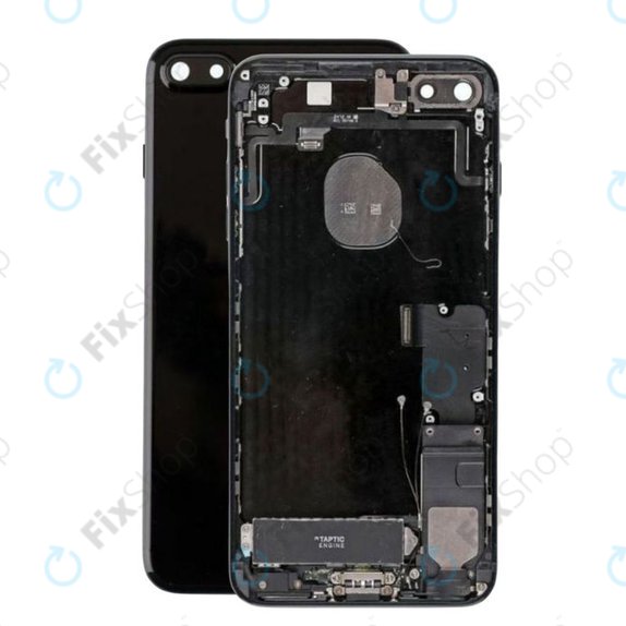 Apple iPhone 7 Plus - zadnje ohišje z majhnimi deli (Jet Black)