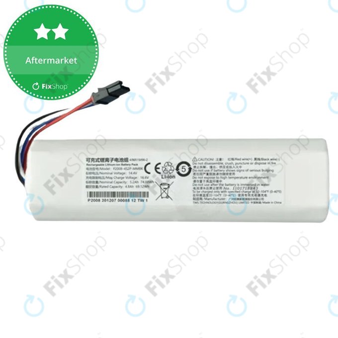 Xiaomi Mi Robot Vacuum Mop (Mijia 1C), Essential (Mijia G1) - Baterija 4INR19/66 Li-Ion 14.4V 5200mAh