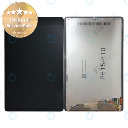 Samsung Galaxy Tab S6 Lite P610, P615 - LCD zaslon + steklo na dotik (Oxford Grey) - GH82-22896A Genuine Service Pack