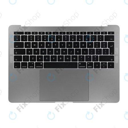 Apple MacBook Pro 13" A1708 (Late 2016 - Mid 2017) - Tipkovnica z zgornjim okvirjem + tipkovnica UK + mikrofon + sledilna ploščica + zvočniki (Space Gray)