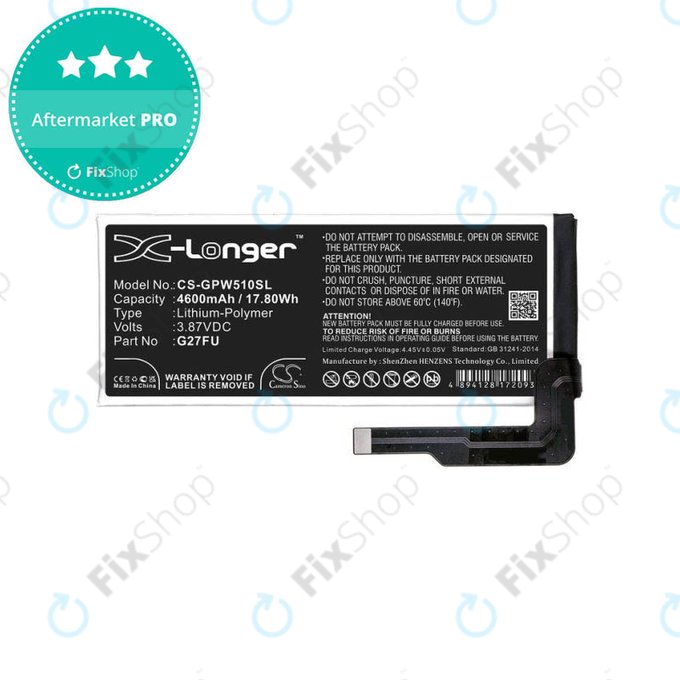 Google Pixel 5A - Baterija G27FU 4600mAH HQ