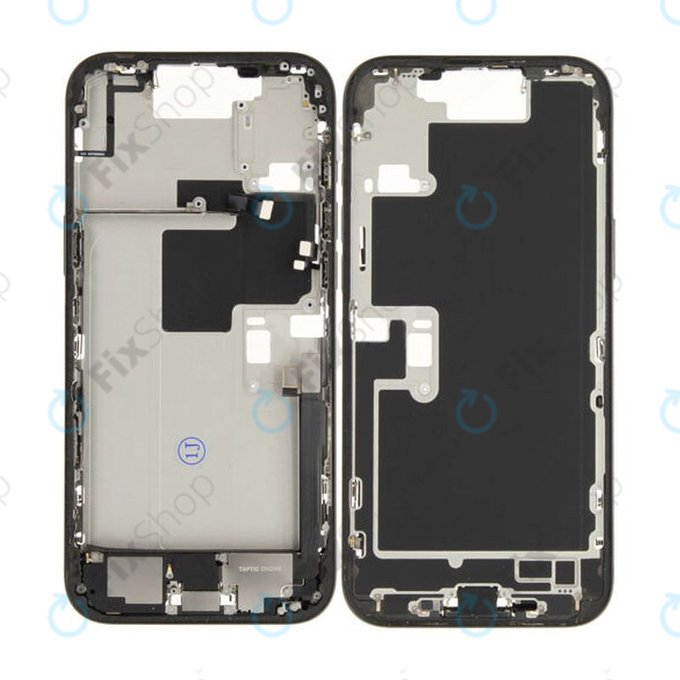 Apple iPhone 16 Pro Max - Srednji okvir + Gumbi za vklop + Glasnost (Black Titanium)