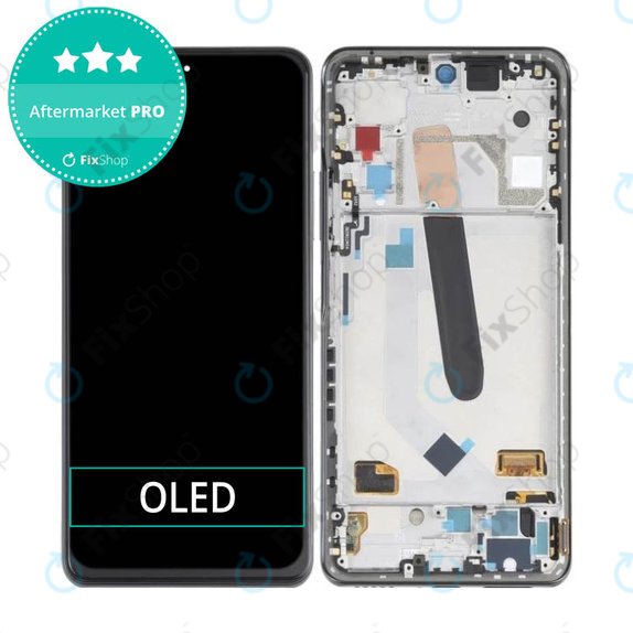 Xiaomi Mi 11i - LCD zaslon + steklo na dotik + okvir (Cosmic Black) OLED