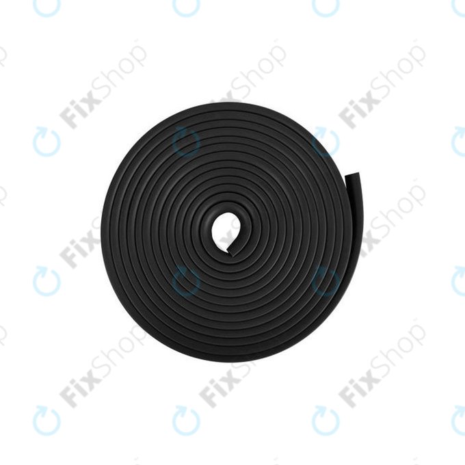 Xiaomi Mi Electric Scooter 1S, 2 M365, Essential, Pro, Pro 2 - Gumijasti trak / odbijač za zaščito okvirja skuterja (Black)