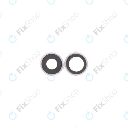 Apple iPhone 17 - Steklo zadnje kamere z okvirjem (Lavender) - 2 kosa