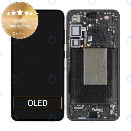 Samsung Galaxy S24 Plus S926B - LCD zaslon + steklo na dotik + okvir (Onyx Black) - GH82-33410A Genuine Service Pack