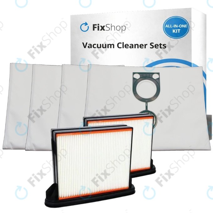 Komplet nadomestnih delov za BOSCH GAS 25 (2x Filter, 4x Vrečka za prah)