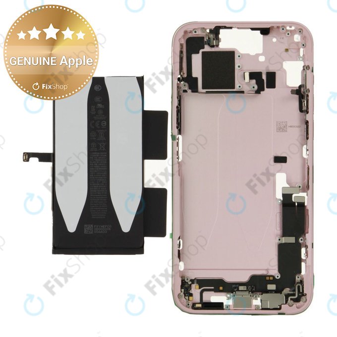 Srednji okvir z baterijo za iPhone 15 Plus | Pink | ZD076-00675 | Genuine Apple