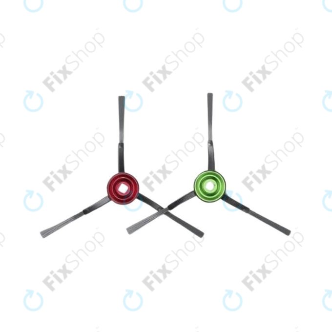 Ecovacs Deebot N-series, T-series, Ozmo-series, X-series - stranska krtača (Črna) - 2 kosa