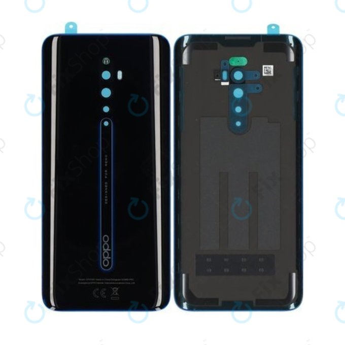 Oppo Reno 2 Z - Pokrov baterije (Black) - O-4721388 Genuine Service Pack