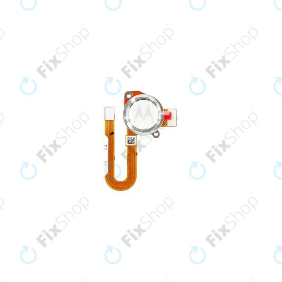Motorola One Fusion Plus - Senzor prstnih odtisov + Flex kabel (White) - SC98C78715 Genuine Service Pack