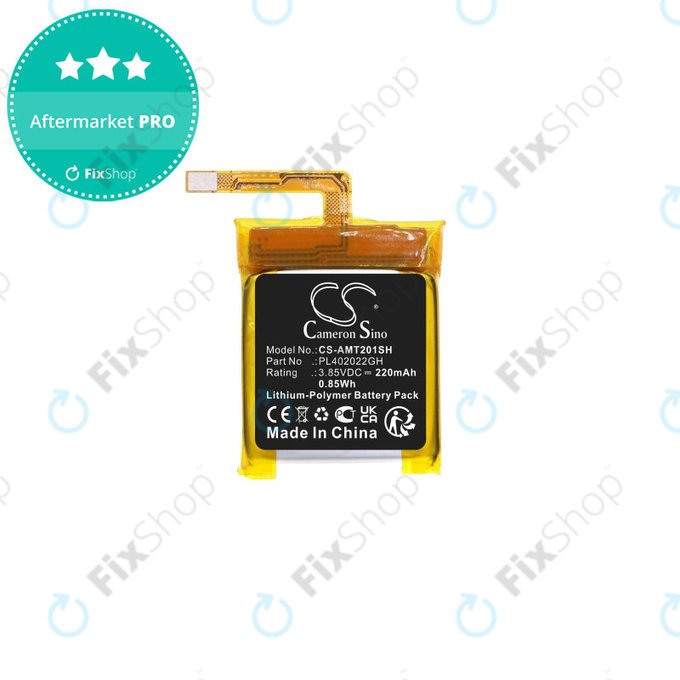 Baterija za Amazfit GTS 2 Mini, 220mAh, Li-Pol, 3.85V, PL402022GH, HQ